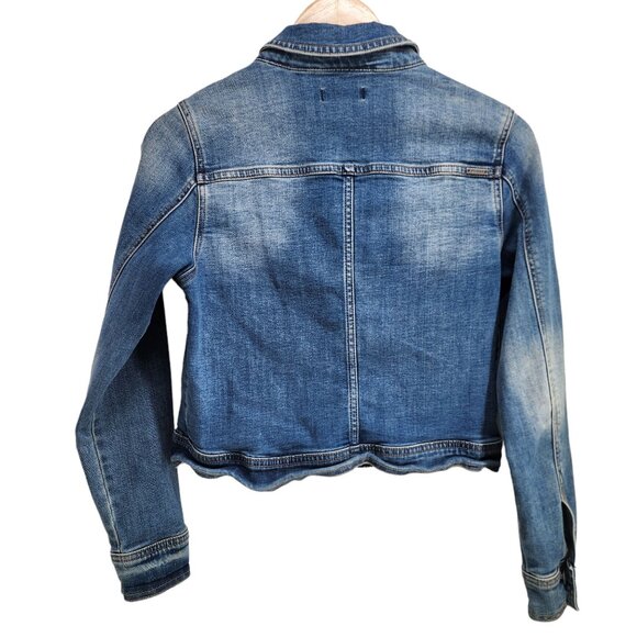 prAna Dree Denim Jean Jacket Women's Size S Blue Button Front - Picture 4 of 7